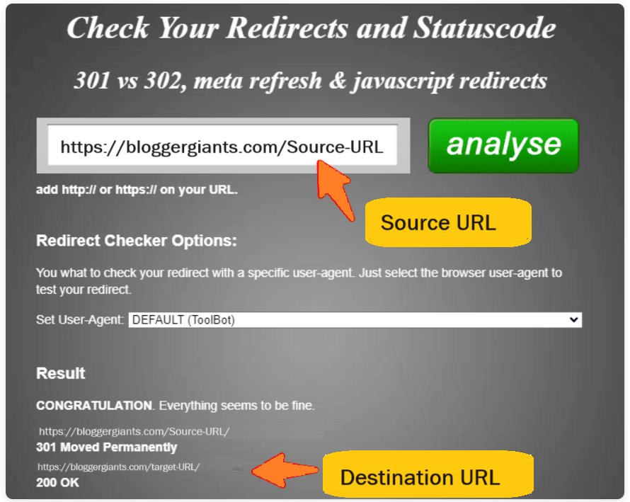 Redirect 302 data